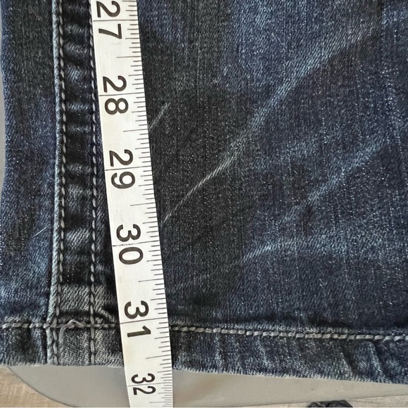 2.1 denim distressed straight leg jeans in size 27 - Picture 10 of 10
